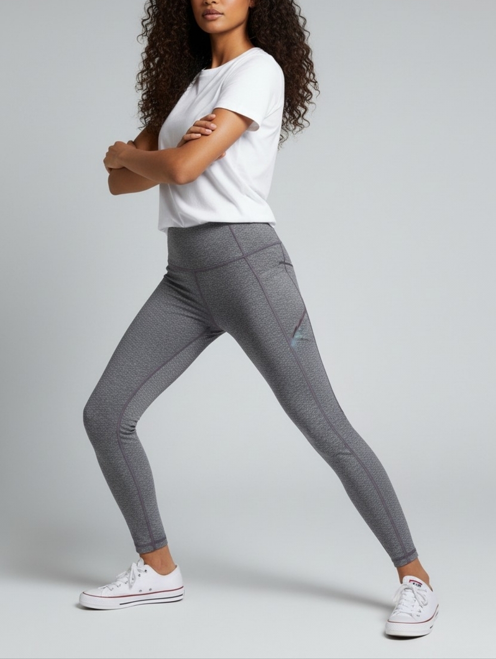 Offline NWT Chill Play Move Heather Gray High-Waisted Leggings S